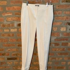 Express White Work Pants